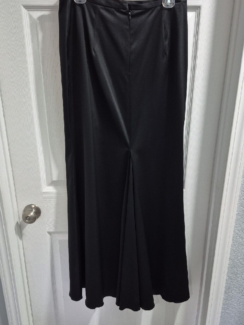 JS Collections Black Satin Skirt - Picture 3 of 4